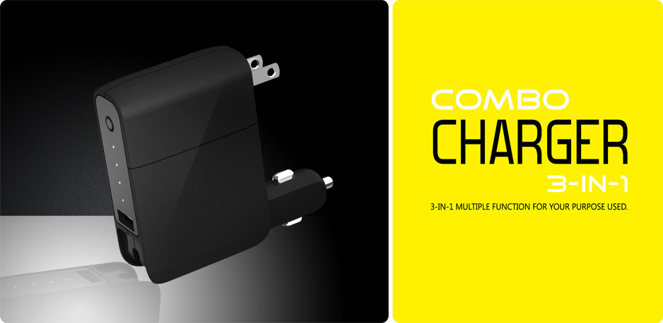 3 in 1 Travel Charger